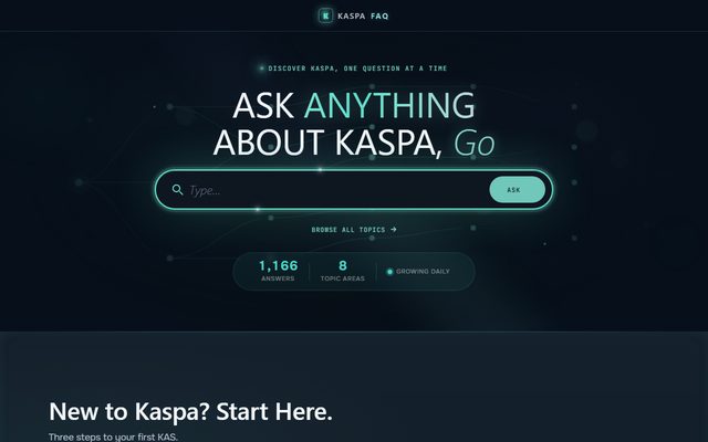 kaspafaq.com homepage